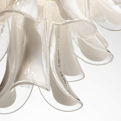 Murano-Glas-Blatt-Wandleuchte