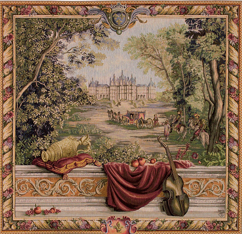 Schlosspark (Quadrat) Wandteppich
