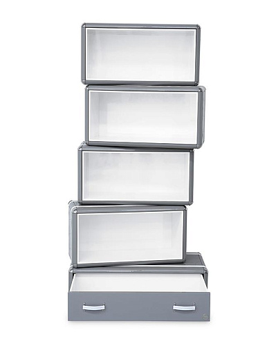 Skyline Tower graues Bücherregal