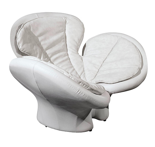 Pansé White Lounge Armchair