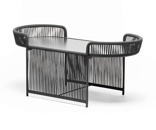 Altana OV Anthrazitfarbener Outdoor-Loungetisch
