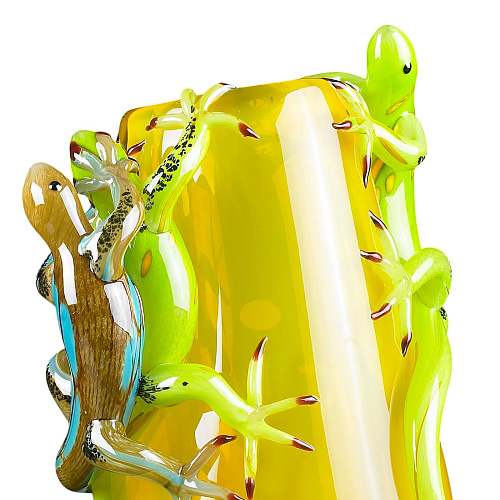 Geckos Vase