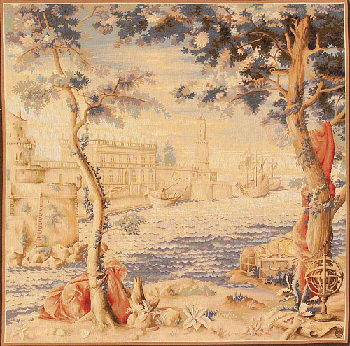 Der Hafen Wandteppich