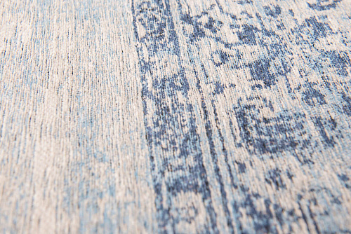 8670 Blue Border Teppich