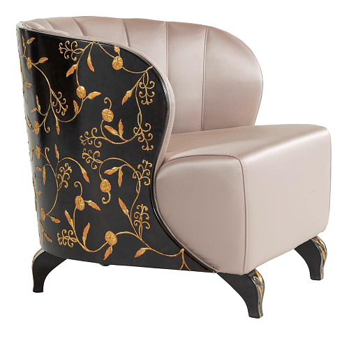 Celine zweifarbiger Sessel