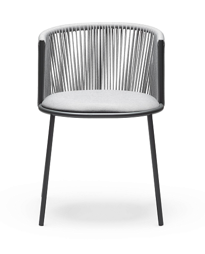 Millie SP Hellgrauer Outdoor-Stuhl