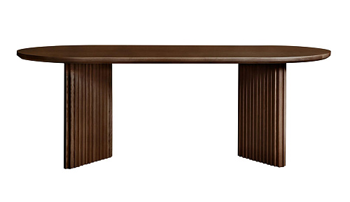 Basalto Brauner Esche‑Tisch