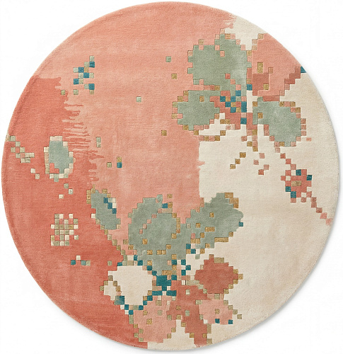 Coral Blossom Teppich