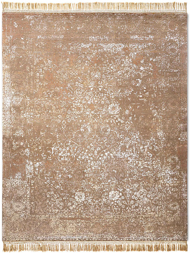 ZeroPile Ex Tiefviolett auf Beige‑Mix Teppich