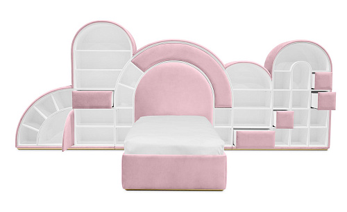 Bubblegum Marshmallow rosa Kinderbett