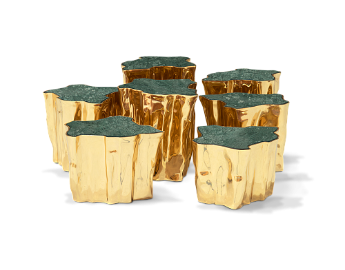 Paradise Serie Smaragd‑Couchtisch