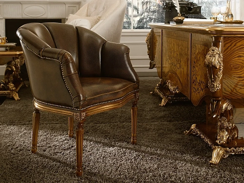 Dolcevita Ledersessel mit Armlehnen