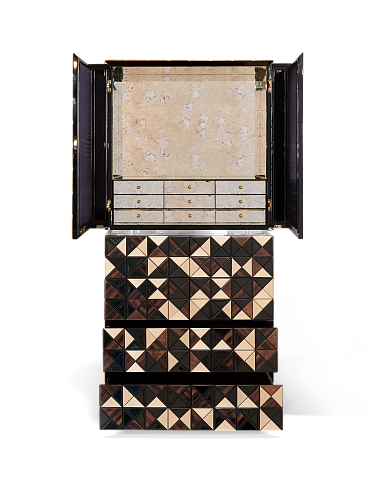 Mosaic II Walnuss‑Schrank