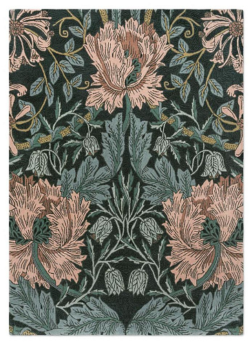 Honeysuckle & Tulip Teal Teppich