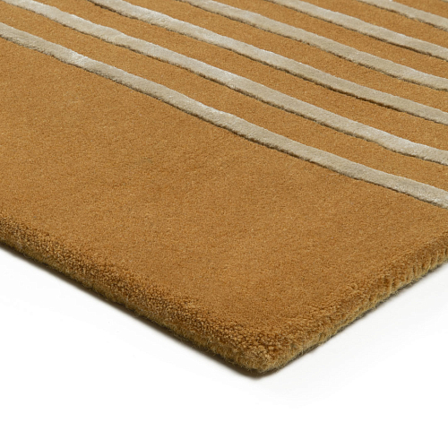Stripes Gold Teppich