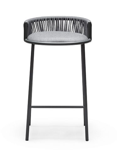 Millie SG-65 Grauer Outdoor-Barhocker
