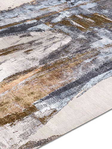 Blue Rust Hellgrau Teppich