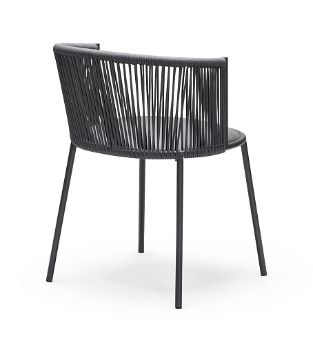 Millie SP Grauer Outdoor-Stuhl
