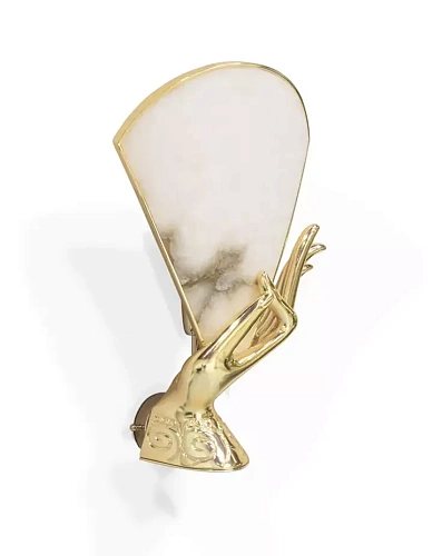 Muse Alabaster Wandleuchte