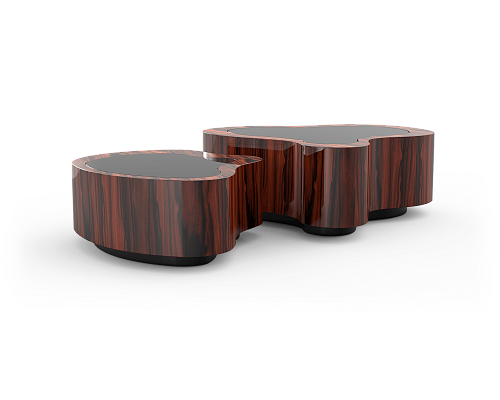 Crest Pau Santo Couchtisch‑Set