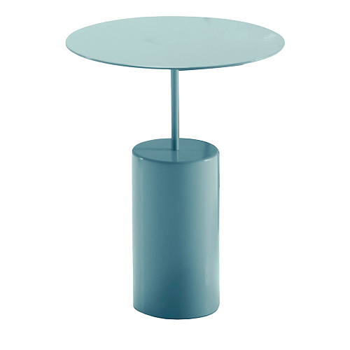 Cocktail Aquamarin runder Beistelltisch