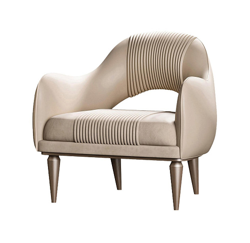 Exquisiter Creme‑Sessel
