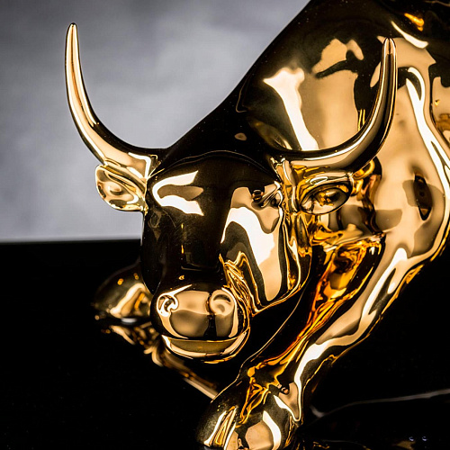 Wall Street Bullen Skulptur