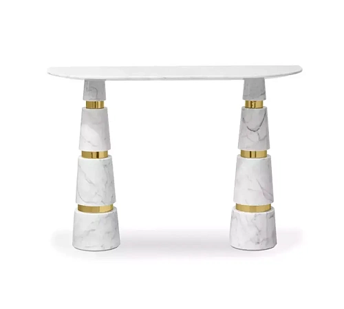 Avalanche Carrara‑Marmor‑Konsole