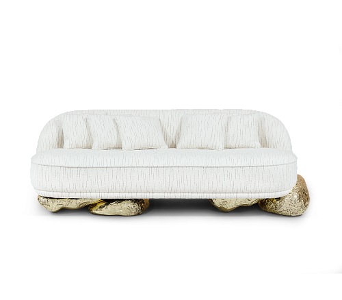 Angora Weißes Sofa