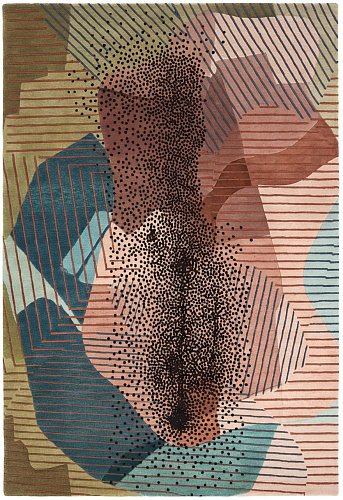 Textured Figure Teppich