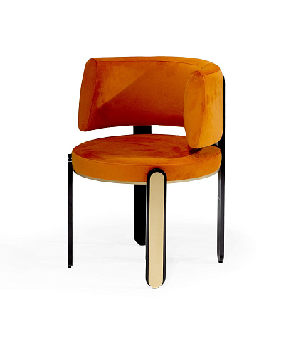 Tiffany Orange Esszimmerstuhl