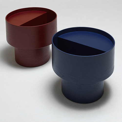Vinnie Runder blauer Beistelltisch