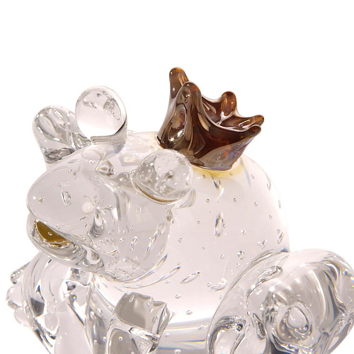 Glasfigur Froschprinz