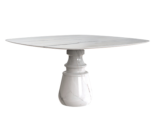 Obsidian Quadratischer Estremoz Esstisch