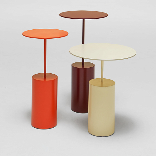 Cocktail Italienischer oranger Beistelltisch