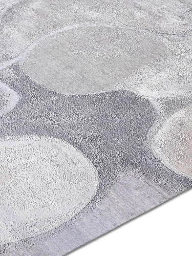 Silver auf Grau Teppich