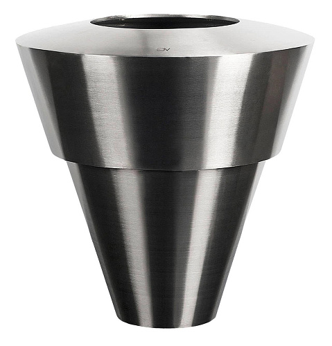 Kleine Vase aus Edelstahl