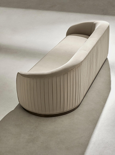 Abano Beiges Großes Sofa