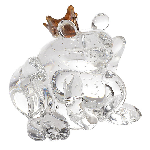 Glasfigur Froschprinz