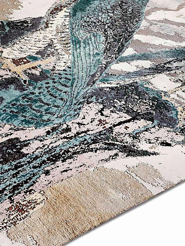 Falcon Original auf Grau Beige WS Teppich