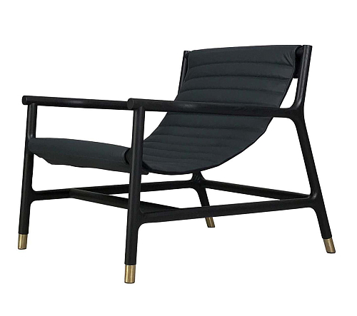 Joyce Loungesessel in Schwarz