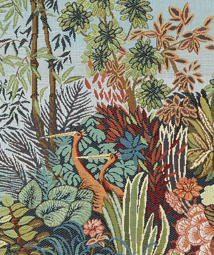 Der Reiher in der Natur, Anne Leurent Wandteppich