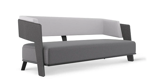 Crown graues Outdoor‑Sofa