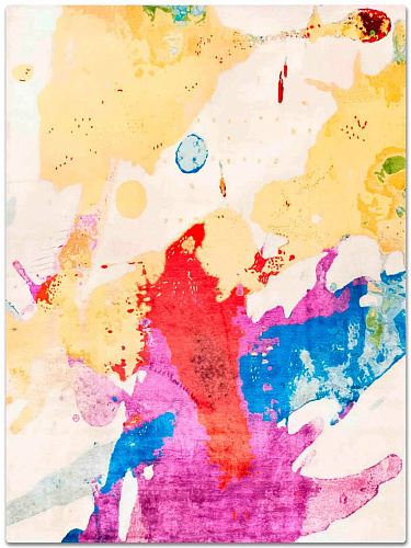 Original auf Weiß Teppich