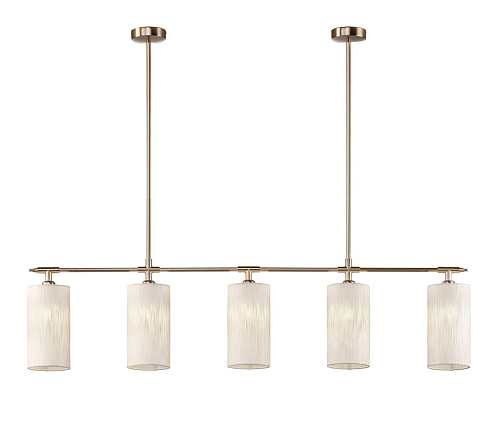 Soft Gold Messing Linearer Kronleuchter