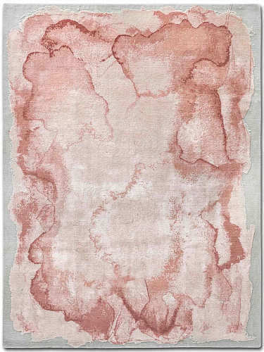 Mono Forgotten Rose auf Minze Teppich