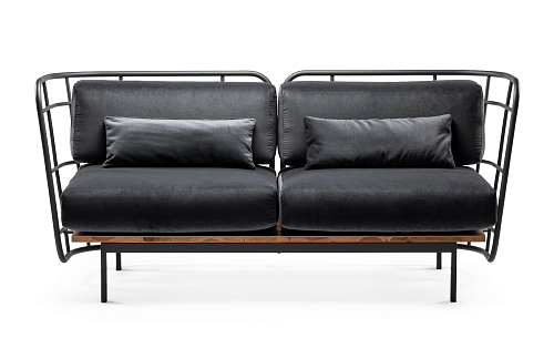 Jujube D Schwarzes Outdoor-Sofa