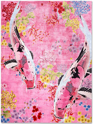 Pink auf Bondi‑Pink Teppich