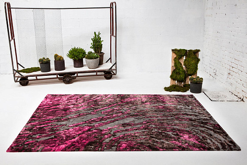 Grass Pink Fuchsia Teppich