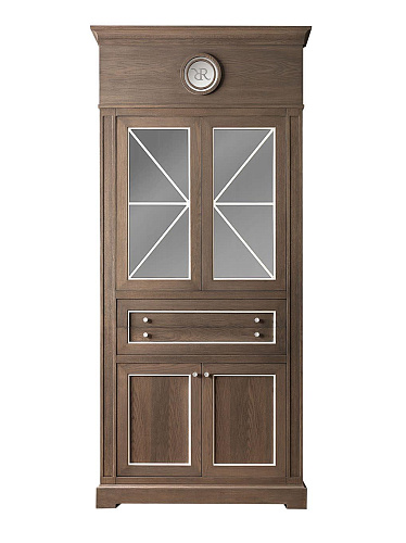 Zweitüriger Kleiderschrank in Natureiche